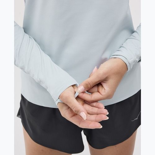 Bluza do biegania damska HOKA GlideTech Quarter Zip mineral blue