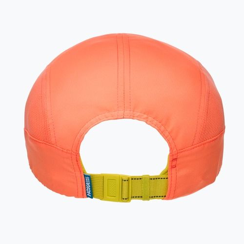 Czapka z daszkiem HOKA Run neon cantaloupe