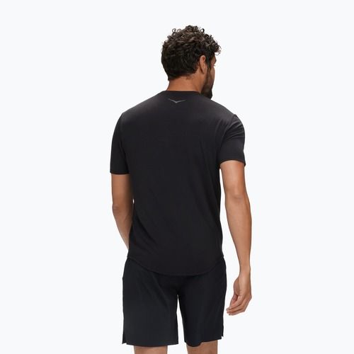 Koszulka do biegania męska HOKA Essential Tee black