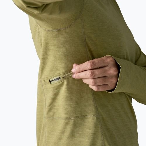 Bluza damska Patagonia Capilene Cool Sun Hoody gumtree green/light gumtree green x-dye