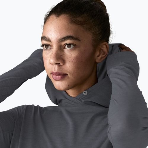 Bluza damska Patagonia Capilene Cool Ultra Hoody smolder blue/light smolder blue x-dye