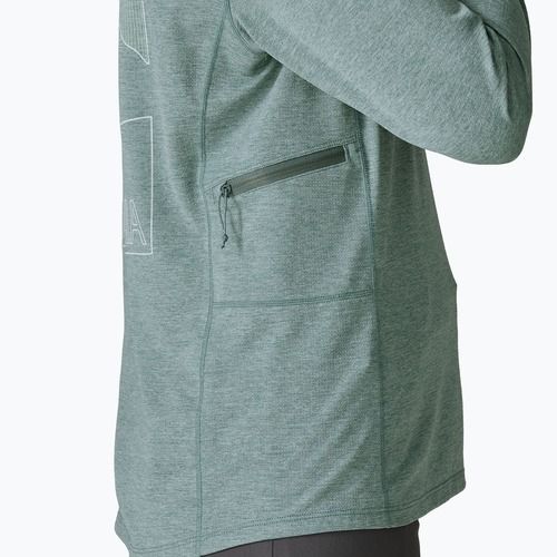 Bluza damska Patagonia Capilene Cool Sun Hoody nouveau green/blue sage x-dye