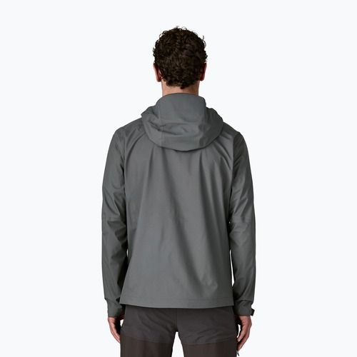 Kurtka przeciwdeszczowa męska Patagonia Granite Crest Rain forge grey w/black