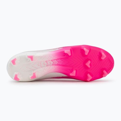 Buty piłkarskie New Balance Furon Pro V8 FG pink heat/sea salt/gold metallic