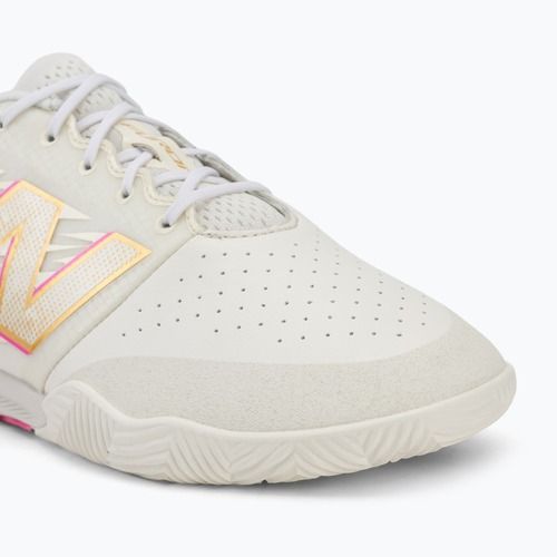 Buty piłkarskie New Balance Furon Pro V8 IN pink heat/sea salt/gold metallic