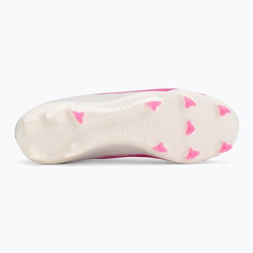 Buty piłkarskie New Balance Furon Team V8 FG pink heat/sea salt/gold metallic