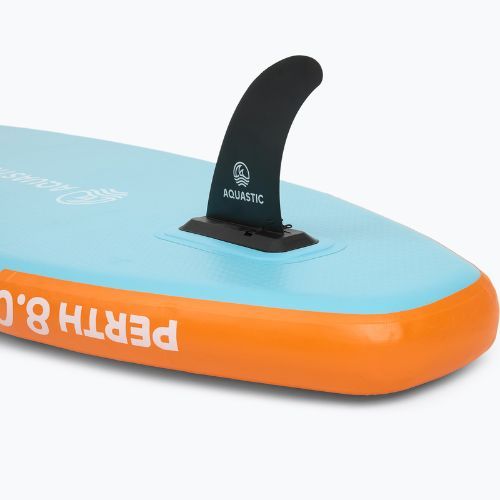 Zestaw deska SUP pompowana dziecięca AQUASTIC Perth 8'0" allround niebieski