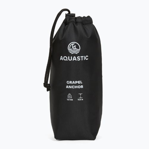 Kotwica do skutera wodnego, kajaka/SUP AQUASTIC 1,5 kg 7,6 m srebrny