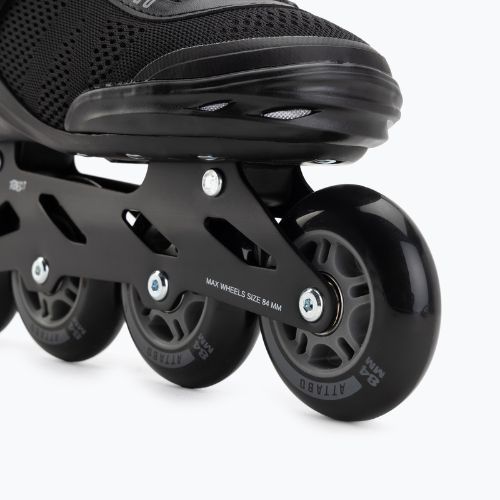 Rolki męskie ATTABO OneFoot Fitgo system czarny
