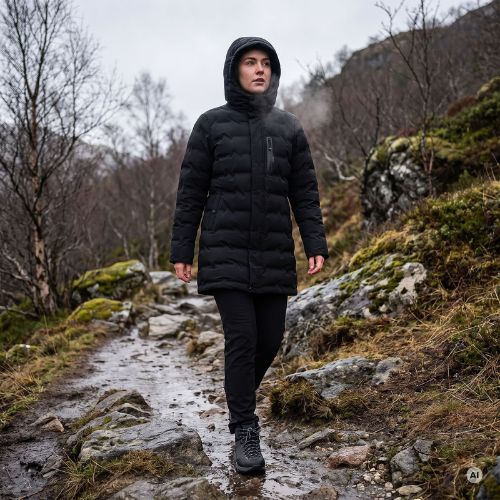 Kurtka puchowa damska KADVA Alpine WMNS czarny