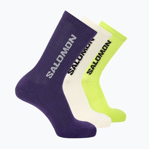Skarpety Salomon Everyday Crew 3 pary vanilla ice/acid lime/deep blue