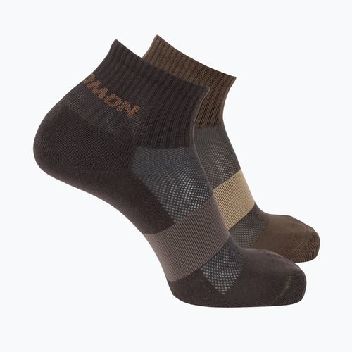 Skarpety Salomon Evasion Ankle 2 pary dark earth/walnut