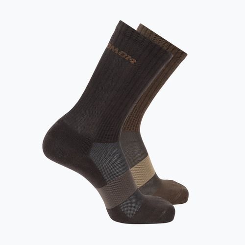 Skarpety Salomon Evasion Crew 2 pary dark earth/walnut