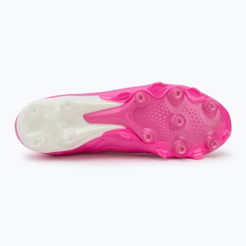 Buty piłkarskie New Balance Tekela Pro Low V5 FG pink heat/metallic gold/pink satin