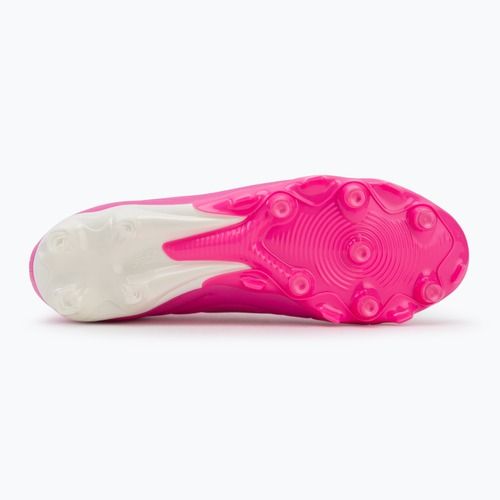 Buty piłkarskie New Balance Tekela Team Low V5 FG pink heat/metallic gold/pink satin