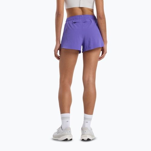 Spodenki damskie New Balance RC Seamless 3" electric purple