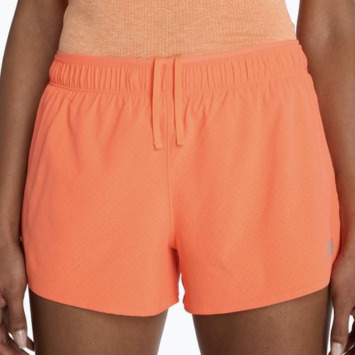 Spodenki damskie New Balance RC Seamless 3" tangerine heat