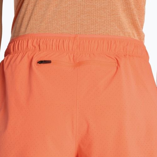 Spodenki damskie New Balance RC Seamless 3" tangerine heat
