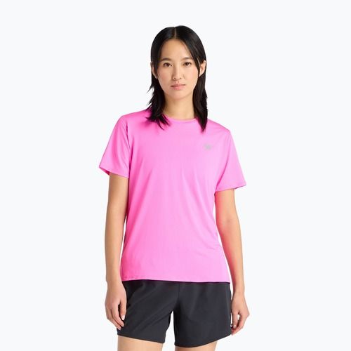 Koszulka do biegania damska New Balance Essentials pink heat