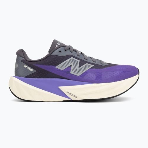 Buty do biegania damskie New Balance FuelCell Rebel V5 electric indigo/truffle salt/silver metallic