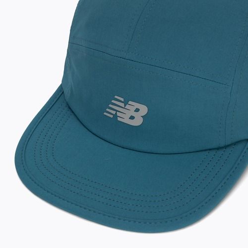 Czapka z daszkiem New Balance 6 Panel Performance V 2.0 big teal