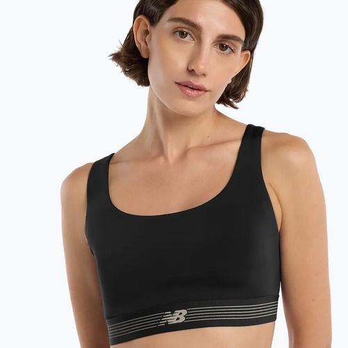 Biustonosz treningowy New Balance AC Train black/white
