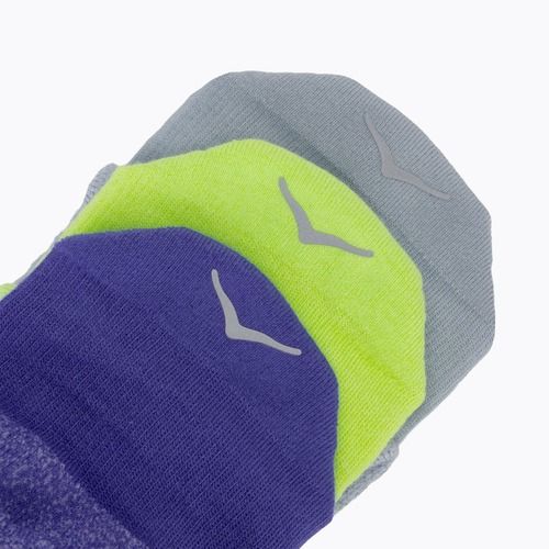 Skarpety HOKA No-Show Run Sock 3 pary celstl blue/minrl blue/neon yuzu