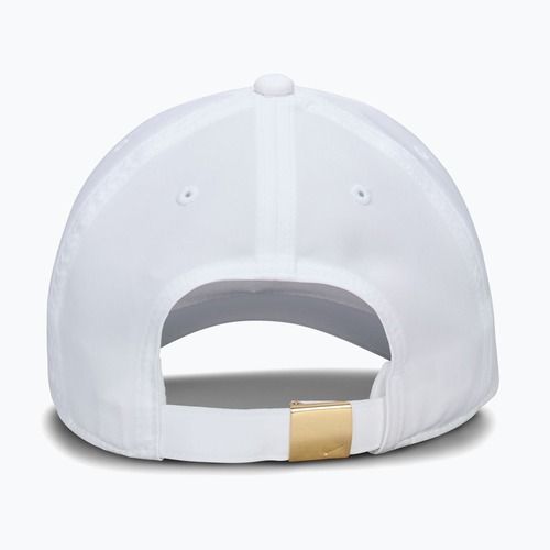 Czapka z daszkiem dziecięca Nike Dri-FIT Club white/flt gold