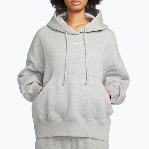 Bluza damska Nike Sportswear Phoenix Fleece Oversized dark grey heather/sail