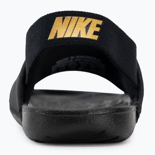 Klapki dziecięce Nike Kawa black/metallic gold