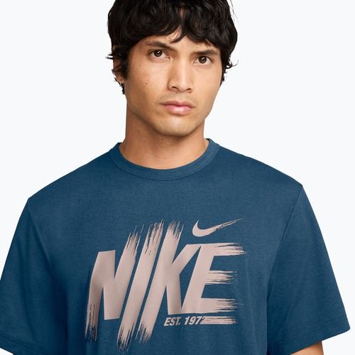 Koszulka męska Nike Hyverse Dri-Fit UV Top blue force/still red