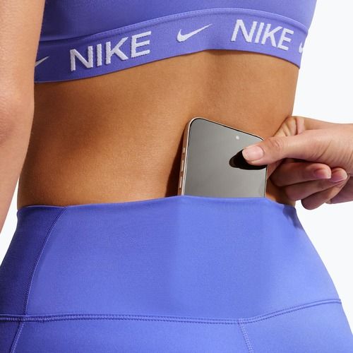 Legginsy treningowe damskie Nike One High-Waisted 7/8 sapphire/white