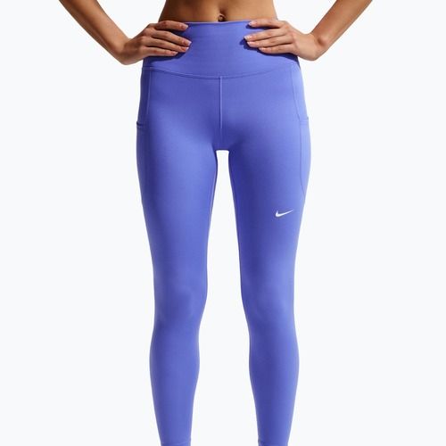 Legginsy treningowe damskie Nike One High-Waisted 7/8 sapphire/white