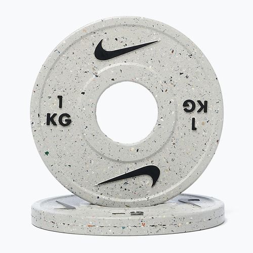 Obciążenie Nike Strength Grind Change Plates 2 x 1 kg wolf grey