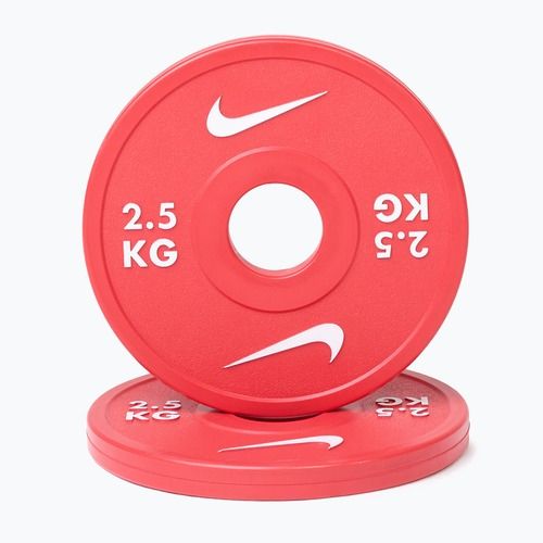 Obciążenie Nike Strength Change Plates 2 x 2,5 kg red/white