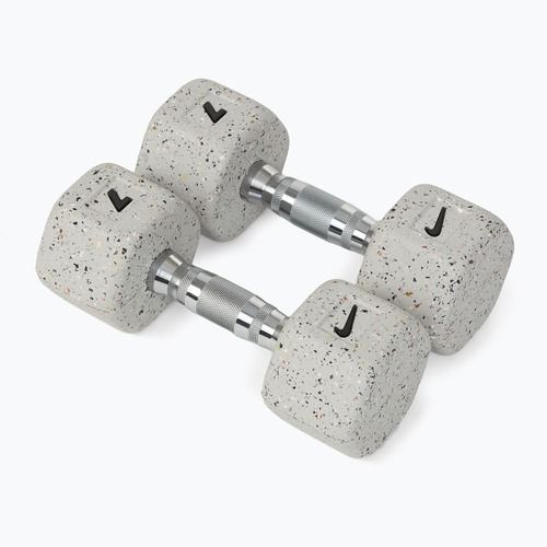 Hantle Nike Strength Grind Hex Dumbbell 2 x 7 kg wolf grey
