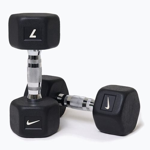 Hantle Nike Strength Hex Dumbbell 2 x 7 kg black/white