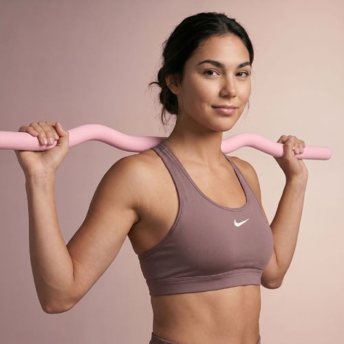 Gryf łamany XTREXO SCULPT 110 cm różowy