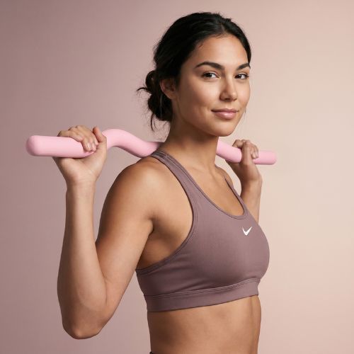 Gryf łamany XTREXO SCULPT 90 cm różowy
