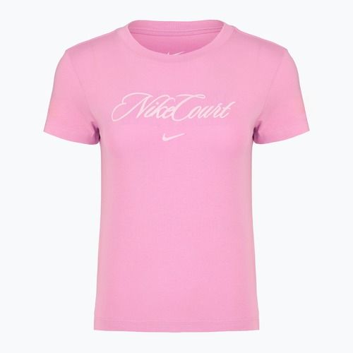 Koszulka tenisowa damska Nike Court Heritage light magenta/pink foam