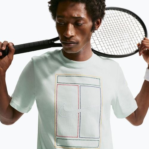 Koszulka męska Nike Court Heritage barely green