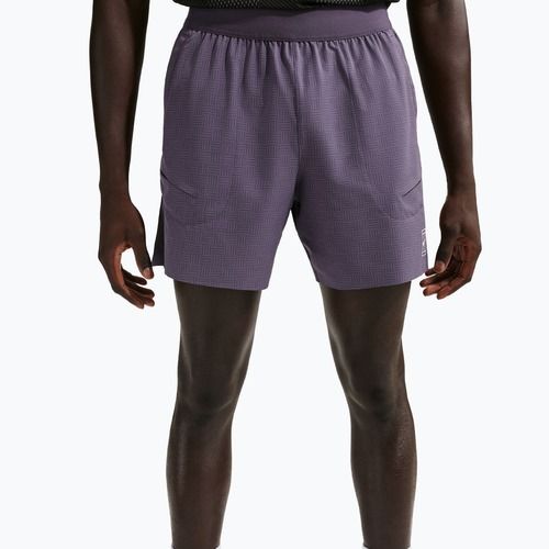 Spodenki tenisowe męskie Nike Court Advantage Dri-Fit 6" dark raisin/white