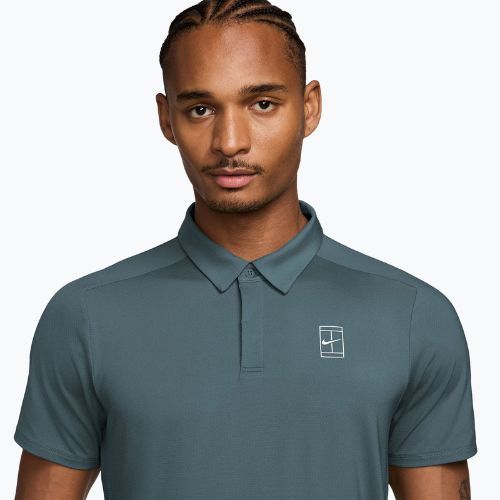 Koszulka tenisowa męska Nike Court Dri-Fit Advantage mineral slate/white