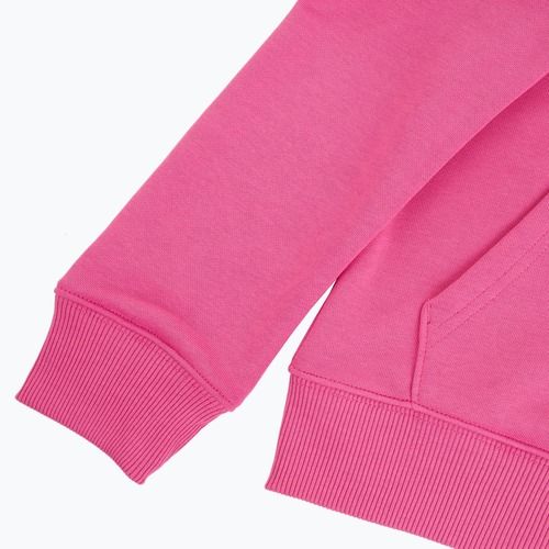 Bluza dziecięca New Balance FT Stacked Logo Hoodie pink satin