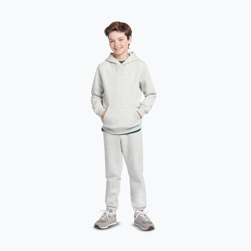 Bluza dziecięca New Balance Brush Back Small Logo Hoodie ash heather