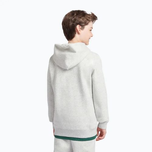Bluza dziecięca New Balance Brush Back Small Logo Hoodie ash heather