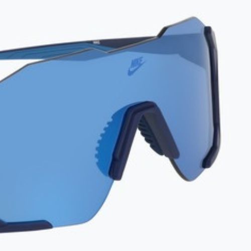 Okulary przeciwsłoneczne Nike Charged Shield matte blue void/blue mirror