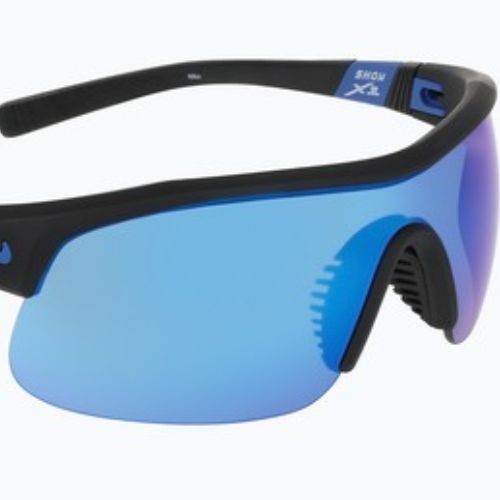 Okulary przeciwsłoneczne Nike Show X1 matte black/blue mirror
