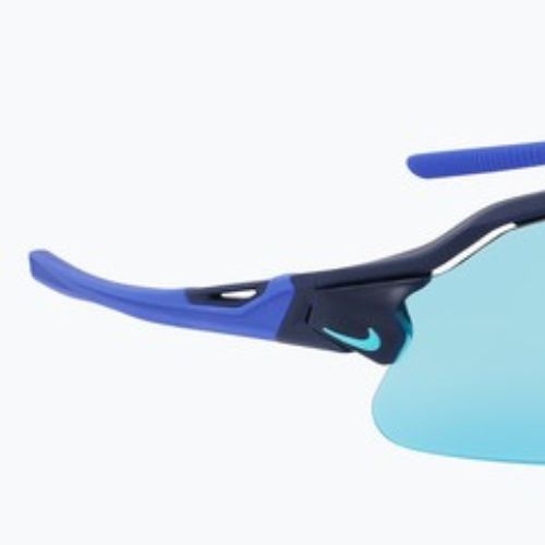 Okulary przeciwsłoneczne Nike Flyfree Shield P matt obsidian/polar blue mirror/road