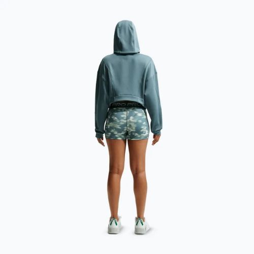 Bluza treningowa damska Nike Pro Therma-Fit Hoodie mineral slate/white